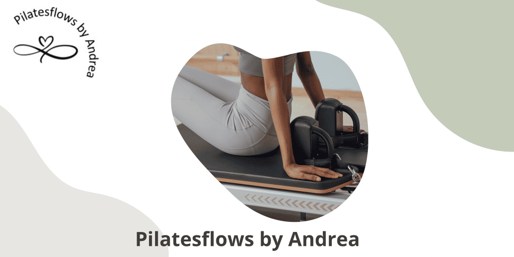 Pilatesflows by Andrea; Frau auf einer Gymanstikmatte
