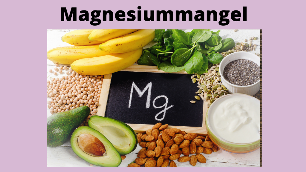 Magnesiummangel; Magnesiumreiches Obst und Gemüse auf dem Bild